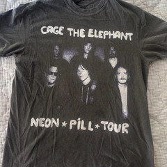 Cage the Elephant Neon Pill Tour T Shirt Full Size S-5XL