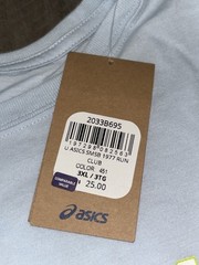 ASICS Unisex SMSB 1977 Run Club Size 3XL Unisex