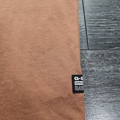 G Star Raw Lash T Shirt Mens XS Brown Curved Hem Organic Cotton Sustainable