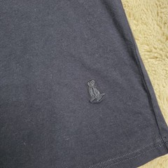 Cremieux Shirt Mens Navy Blue Size Large V Neck Short Sleeve