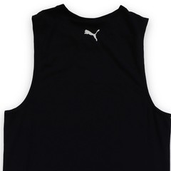 Puma Tank Top Mens Big Logo L Black Polyester Blend Sleeveless