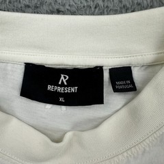 Represent Shirt Mens Extra Large White Boxy Tee Streetwear Short Sleeve