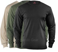 Long Sleeve Tees T-Shirt Military Tactical Long Sleeve Shirts Black Olive Sand