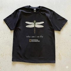 Vintage National Geographic Why Am I So Fly Tee
