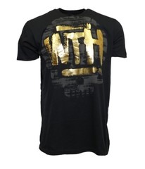 Abbey Dawn What the Hell Black Gold Men T Shirt