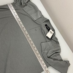 RLX Ralph Lauren Mens M Grey Henley Long Sleeve Shirt NEW Performance Wicking