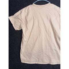 riot society Cream Tee with Embroidered Floral Kanji