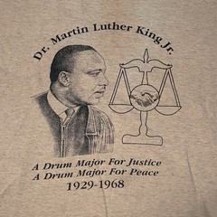 Vintage 90s MLK & Rosa Parks Tribute T-Shirt Size XL