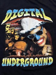 Digital Underground Vtg Band Style T-Shirt Extra Slim Fit Adult Small 80s
