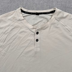 Public Rec V Neck Tee & Henley Shirt Lot Men XXL Black White Stretch Casual
