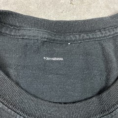 Nirvana T Shirt Mens XL Black Bleach Grunge Y2K Preowned