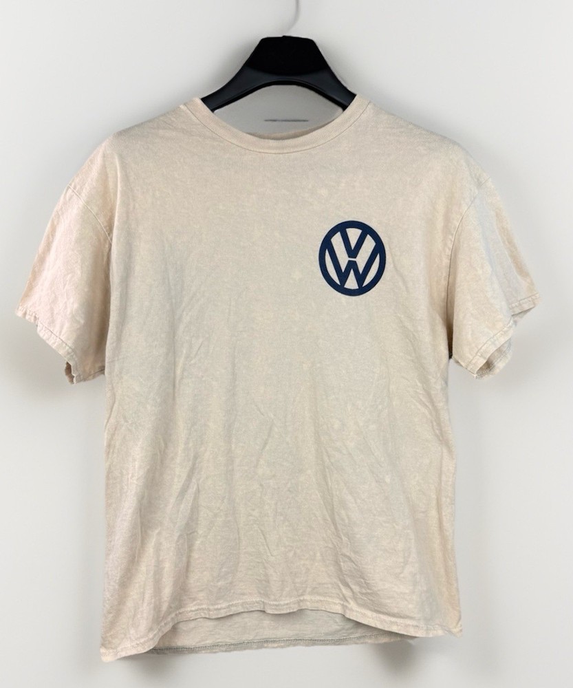 Volkswagen Graphic T-Shirt Sz Large Official Licensed Red Bus VW Logo Van