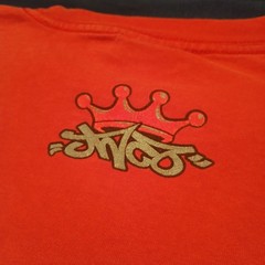 Vintage JNCO T-Shirt Red Flaming Skull Dice Graphic Y2K Skate USA Mens XL