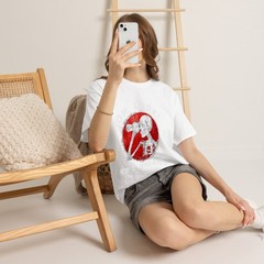 Skeleton Oh Look Nobody Gives Tee