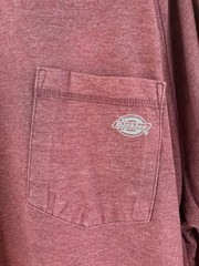 Dickies Temp-iQ Work T-Shirt Sz 3XL Performance Pullover Tee Maroon Long Sleeve