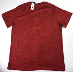 Ecko Unltd Men’s V-Neck Vertical Logo Red Marled T-Shirt Sizes S, M, L, XL NWT