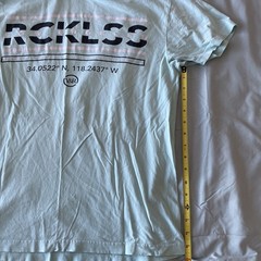 Y&R Young Reckless RCKLSS TEAL GREEN Graphic T-Shirt  Men’s M YR SKATEBOARD THIN