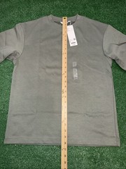 Uniqlo U AIRism Cotton Oversized T-Shirt Green Small