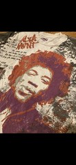 RARE Vintage Jimi Hendrix ALTAMONT Allover Print Little Wing 2007 Shirt