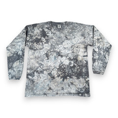 Vintage Back to Earth Shirt Adult LARGE Gray Tie Dye Cotton Smoky Nature 90s