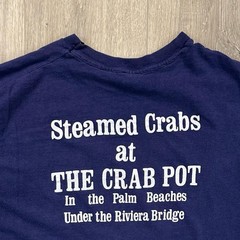 70’s RARE The Crab Pot Riviera Beach Vintage Tee Shirt T-Shirt
