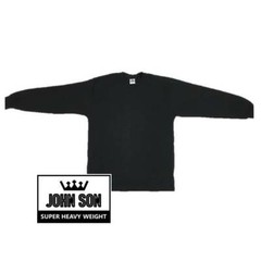 Plain Thermal T-shirts Round Neck [ JOHN SON ] Super Heavy Weight [S~5XL] Single
