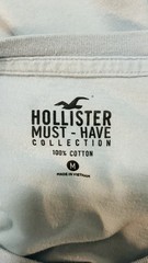 Hollister Must-Have Collection Men’s Blue Logo Crew Neck T-Shirt Size M