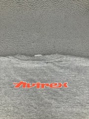 Vintage Avirex Shirt Mens 2XL Gray Y2K Cyber Streetwear Hip Hop Skater Racing