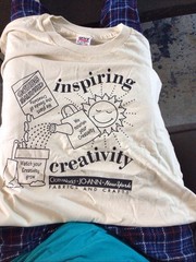 Rare Vintage 90’s JoAnn Fabrics Cloth World Inspiring Creativity Tshirt Unused