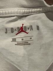 Nike Air Jordan 11 Retro Legacy Photo White T-Shirt Bred Concord White Sz M