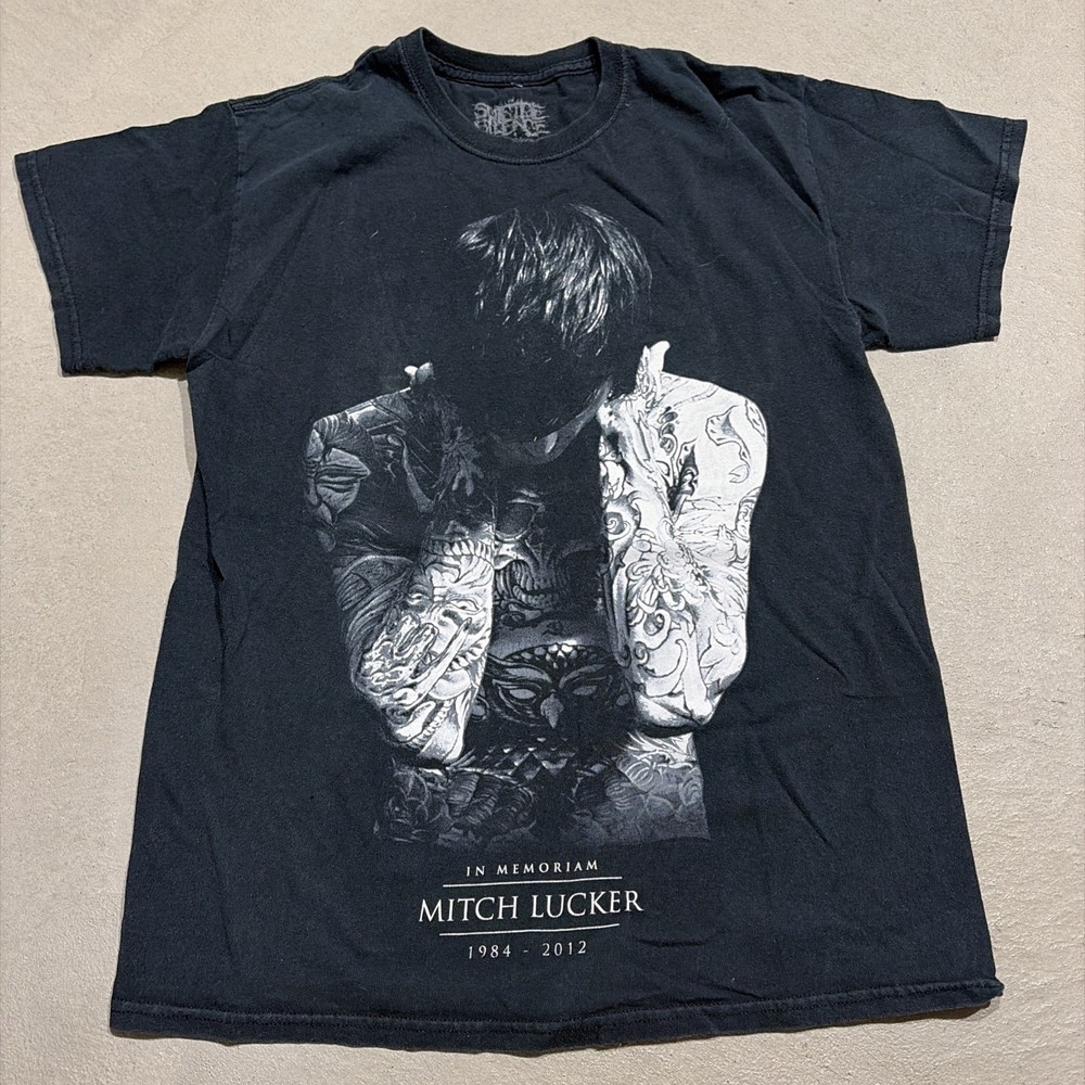 Suicide Silence RIP Mitch Lucker In Memoriam 1984-2012 T-Shirt Sz M Deathcore