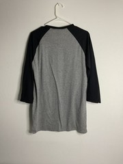 Jerzees Men’s Tri-Blend T-Shirt 3/4 Sleeve Soft Raglan Baseball Tee Size L