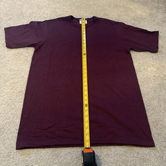 VTG Champion Maroon Plum HeavyWeight Cotton Lot Of T Shirt Large (12) & XL (12)