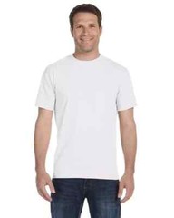 NEW Hanes Mens Short Sleeve Tagless Lightweight Cotton Tees 4 PK White 2XL