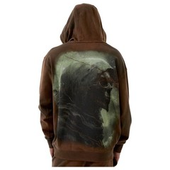 See You In Paradise Printed Hoodie Men’s Hoodie Brown 8641H-BROWN