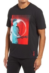 HUGO BOSS REGULAR Fit Black DREEN Cotton mens T-shirt MEDIUM