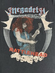 Vintage Megadeth Shirt 1985 RARE Rattle Your Head Metallica Slayer Iron Maiden