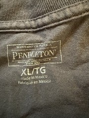 Pendleton Men’s National Parks Short Sleeve Hiking Camping Logo Shirt- XL
