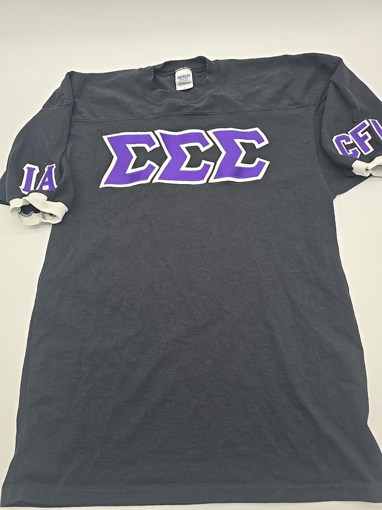 Sigma Sigma American Mfg T-Shirt Mens Large Sorority.#37270