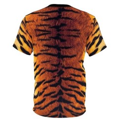 Tiger Stripe T-Shirt: Faux Fur Animal Print Tee