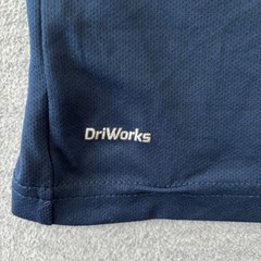 Athletic Works Mens DriWorks Performance T-Shirt Navy Blue Short Sleeve Size M