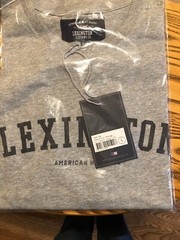 LEXINGTON Clothing Co Justin Tee Shirt Heather Gray Melange Mens S/S Size L