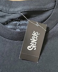 Spencer’s The Rolling Stones Black Embroidered T Shirt Adults Size X-Large New