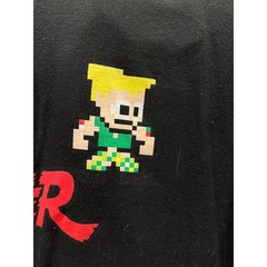 Capcom Street Fighter Mens 3XL Black T-Shirt 8-Bit Pixel Graphic Anime Ken Ryu