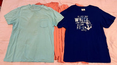 4pc Lot J.CREW Broken-in Vintage Graphics Men’s Size Slim Large Crew Neck Pocket