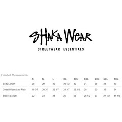 Pack Of 3 Shaka Wear SHMHLS Adult Max Heavyweight Long Sleeve Oversized T-Shirt
