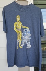 Star Wars Mad Engine Large Mens T-Shirt Vintage R2-D2 And C-3PO