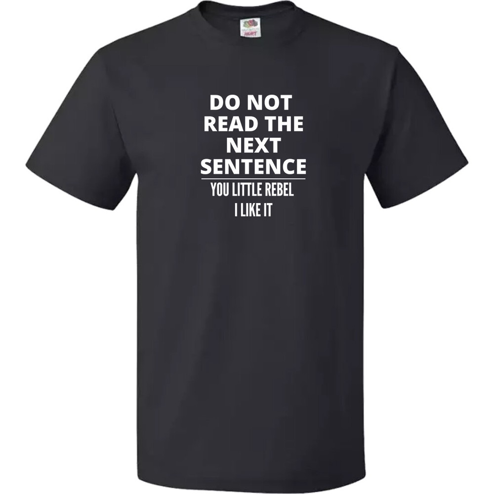 Men`s Funny Sarcasm Text T-shirts Cotton Birthday Gift Positive Vibe Do Not Read