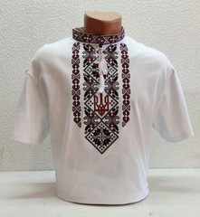 Ukrainian Embroidered Vyshyvanka Men’s Short Sleeve T-shirt