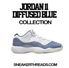 Sneaker Tees To Match Jordan 11 Diffused Blue Shoes – Win 23 Shirt